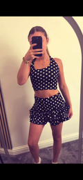Poka dot set