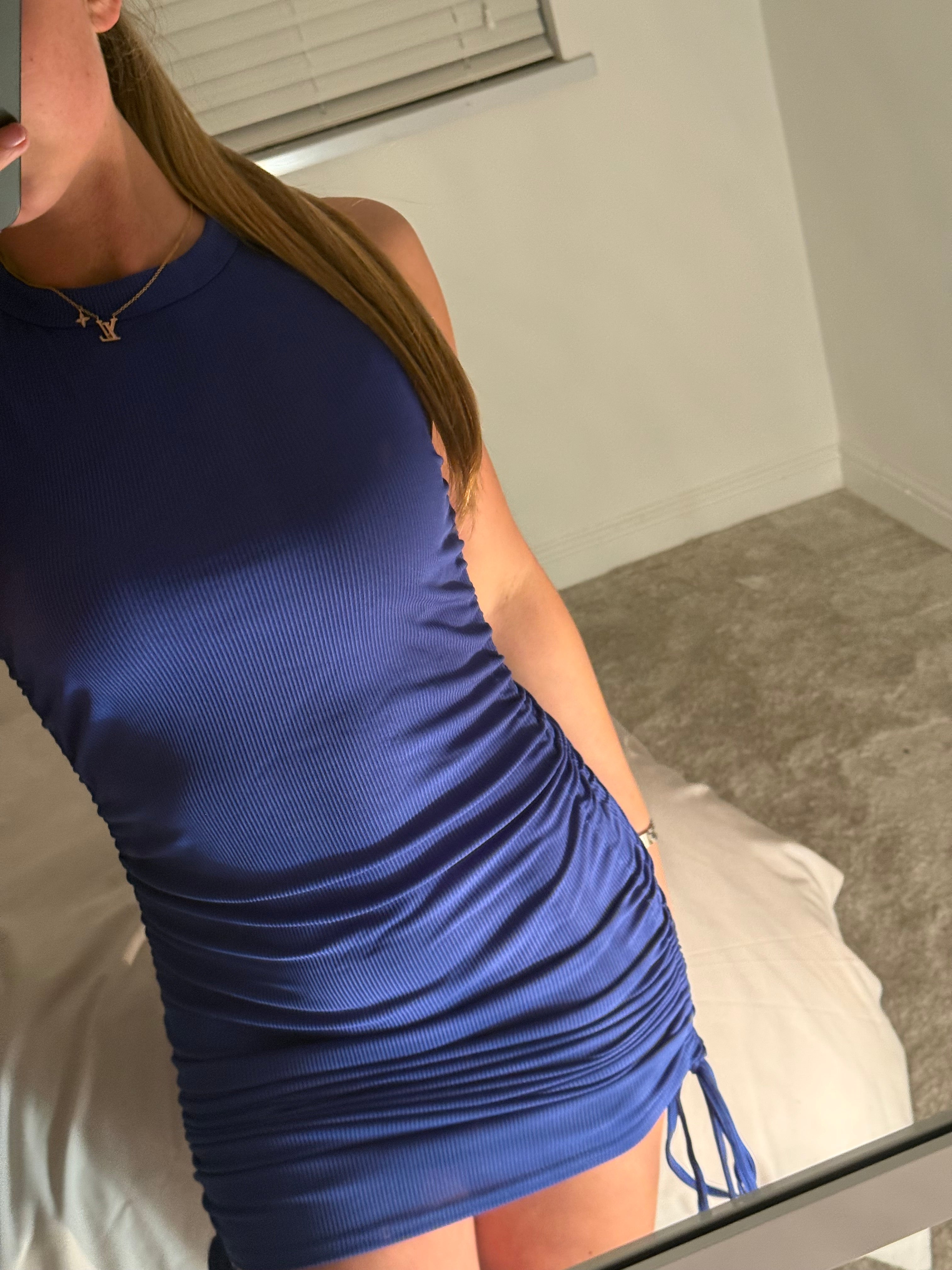 Drawstring dress