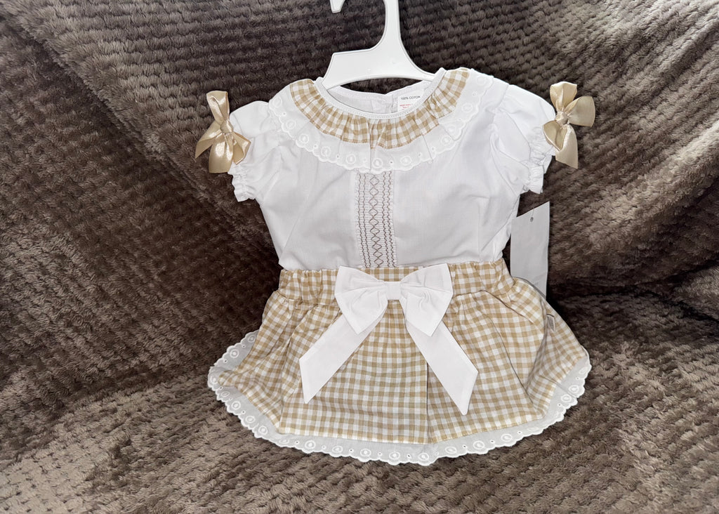 Chequered dress