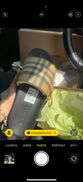 Burberry sliders