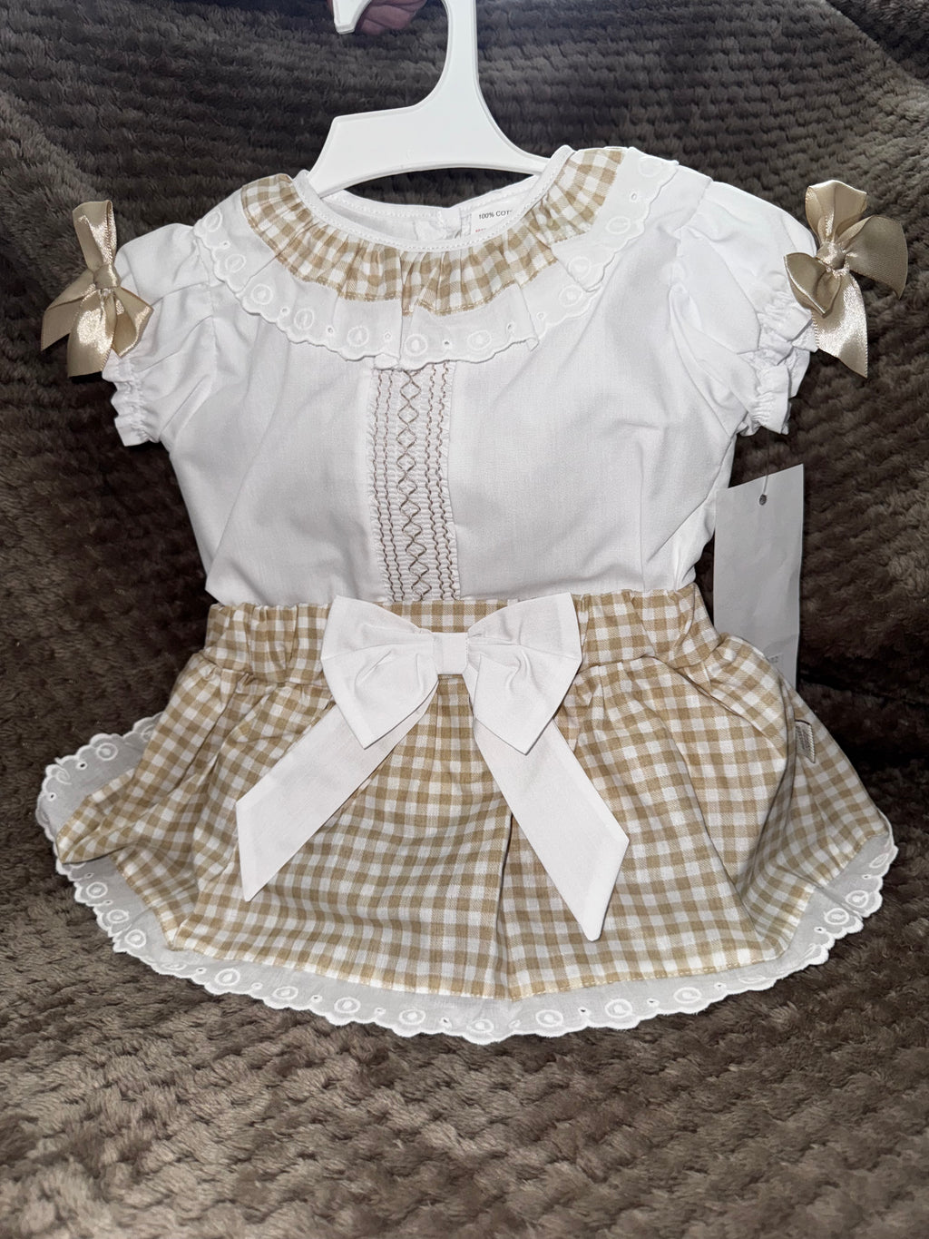 Chequered dress