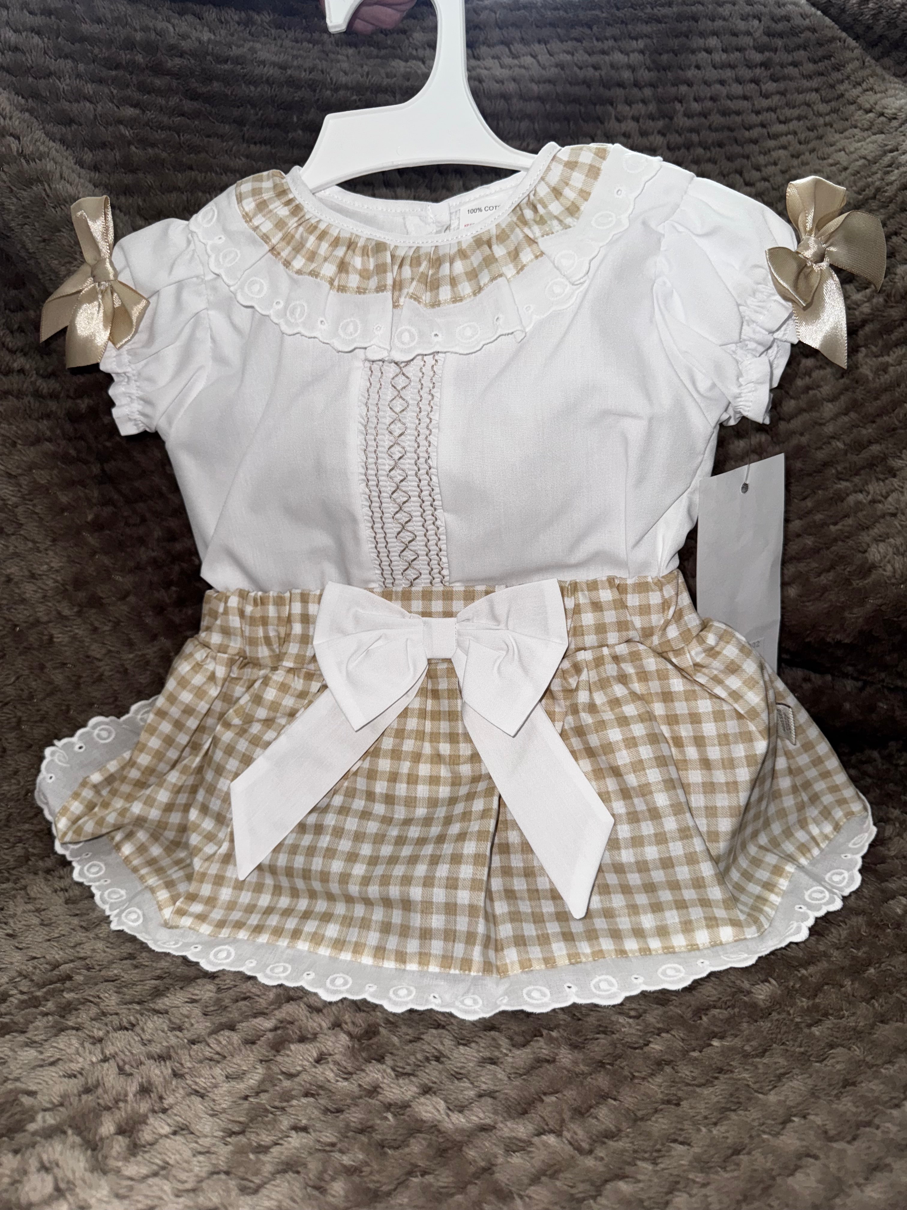 Chequered dress
