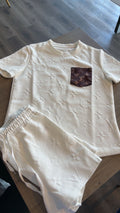 LV inspired shorts set