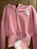 Zip up short set