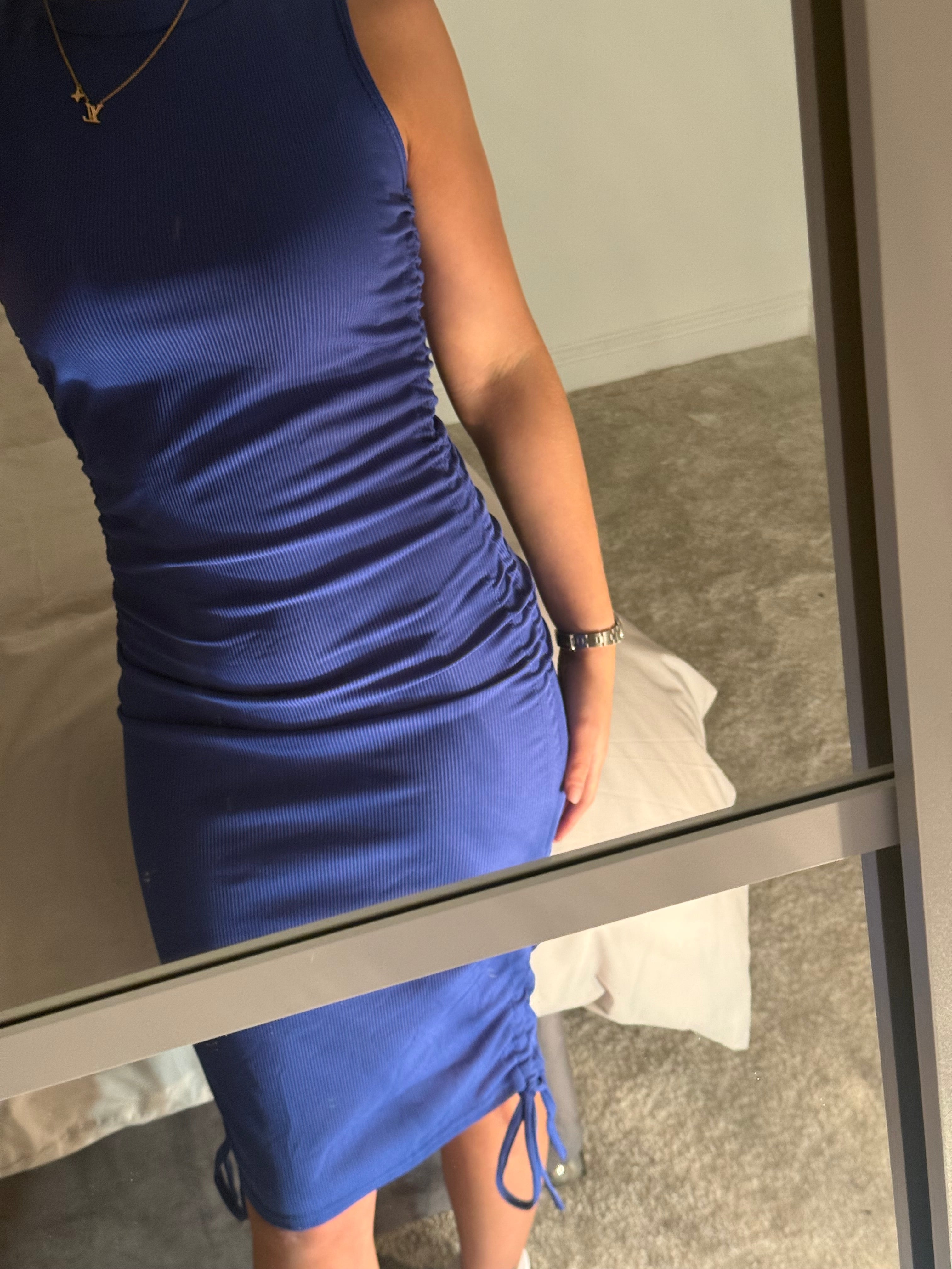 Drawstring dress