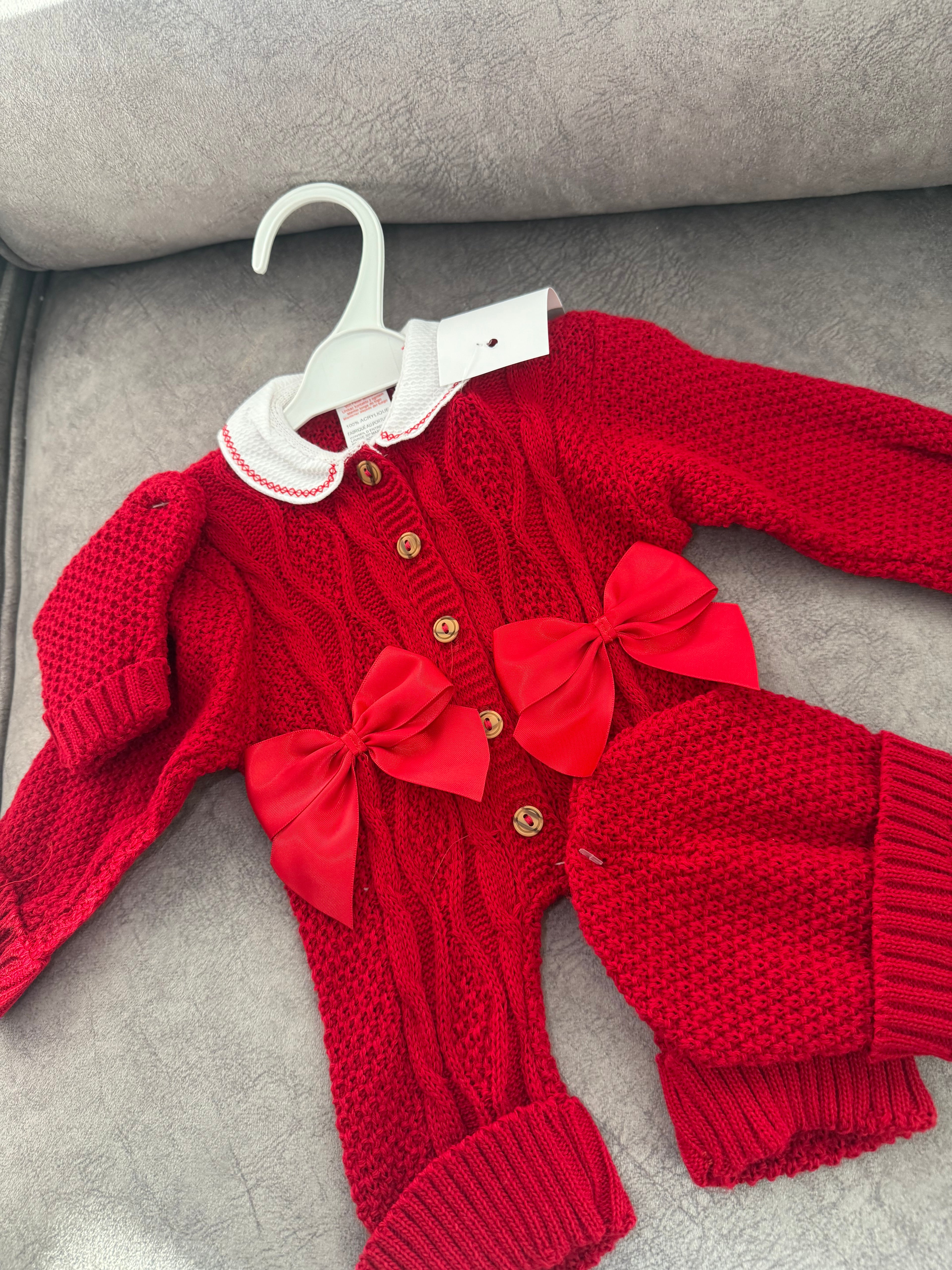 3 piece knitted set