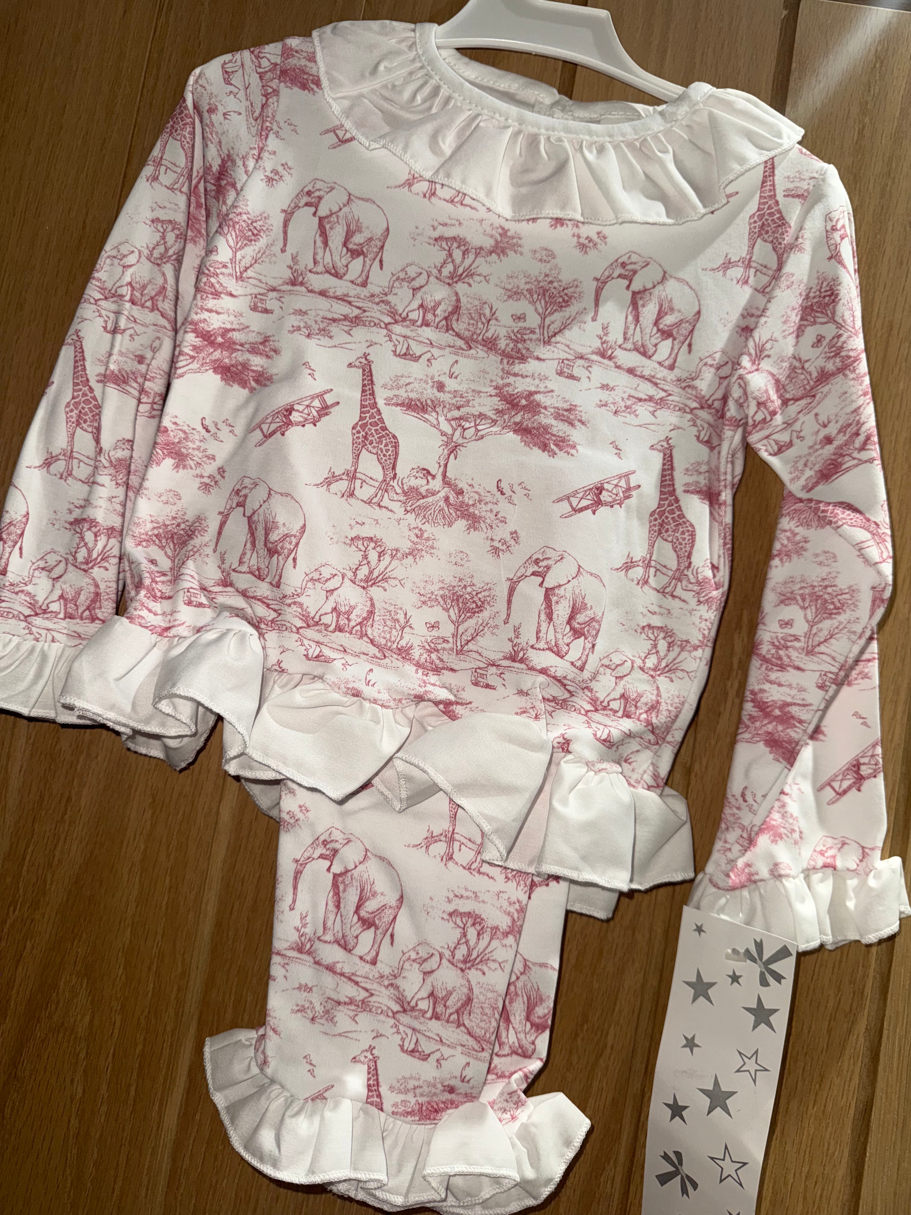 Girls safari pjs
